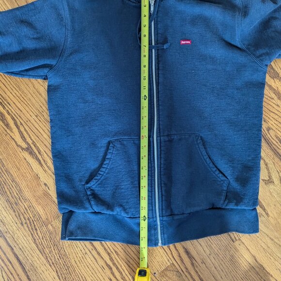 Supreme Zip Hoodie, Small Box Logo, Thermal Lining - Picture 7 of 11